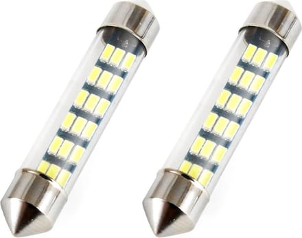 AMiO LED STANDAARD 3014 18SMD Festoen C5W C10W C3W 41mm Wit 12V