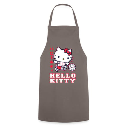 Hello Kitty Speelt Voetbal Keukenschort