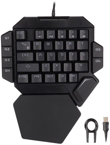 Allecto - Eenhandig Gamingtoetsenbord - Mechanisch Toetsenbord