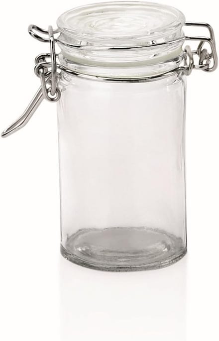 Beugelsluitglas Petit, rond, 75 ml, 6-delige set