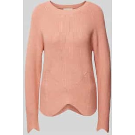 Gebreide pullover met ronde hals, model 'Claura'