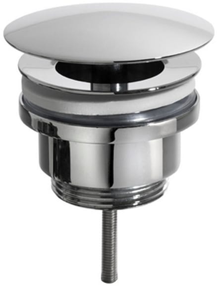 Sanifun Luxe Wastafelplug Pako Chroom – Niet Afsluitbaar, 5/4 Aansluiting