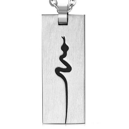 Montebello Ketting Saccharum- 316L Staal - Slang - 41x15mm - 50cm