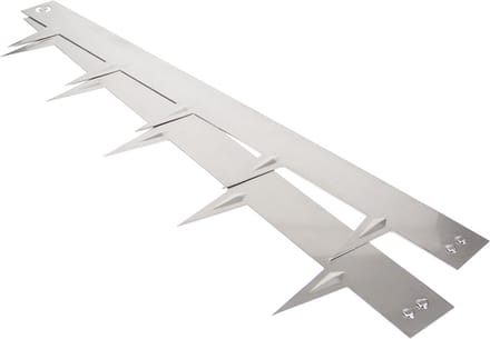 Multi-Edge kantopsluiting RVS 100x17,5 cm -10 stuks