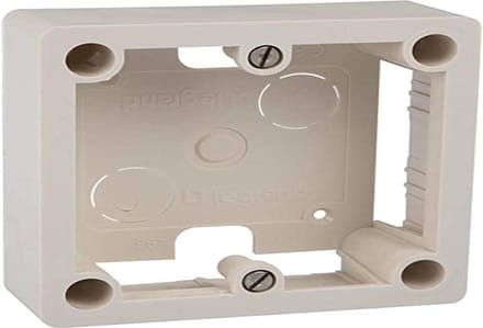 Opbouw Frame Wit 1 Post Compatibel met 20A en 32A
