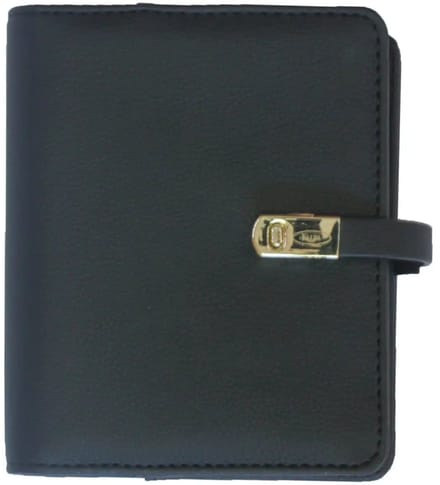 1311-95 hervulbare Pocket Agenda Korrel Zwart 1 week per 2 paginas 2026-2027-2028