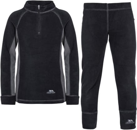 Trespass kinderfleecejas/fleecepullover Bubbles - B Kids M/fleece-basislaag zwart