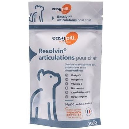 Osalia Easypill® Resolvin® Gewrichten voor Katten 60 Voeding