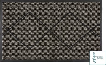 MD Entree - Deurmat - Schoonloopmat met antibacteriële werking - SAFE HOME COLLECTION - Jada Bronze - 75 x 120 cm