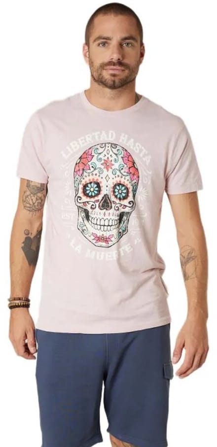 Deeluxe Craneo T-shirt Met Korte Mouwen Beige M Man