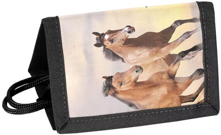 PASO Portemonnee Paarden - 12 x 8.5 cm - Polyester