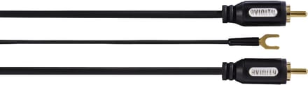 Avinity 00127062 audio kabel 2 m 2 x RCA Zwart