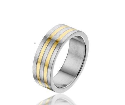 Montebello Ring Missouri - 316L Staal - 7mm - Maat 54 - 17.2mm