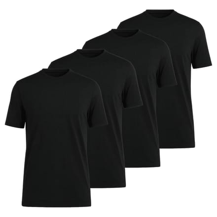 OLYMP T-shirt 4 Pack Crew Neck T-Shirt Verpakking van 4