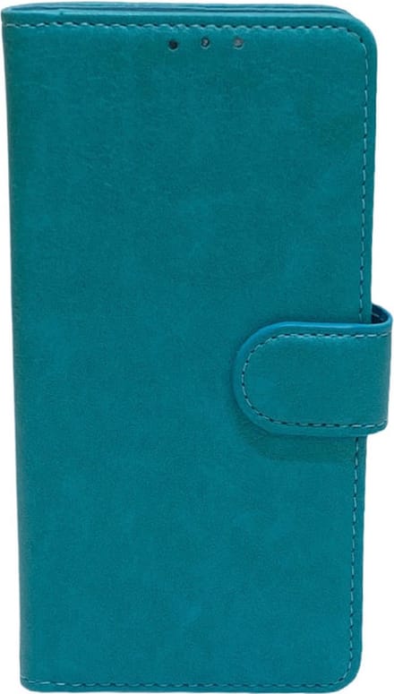 Geschikt voor Galaxy S23 Plus Bookcase Telefoon hoesje Stevige Portemonnee Wallet Case – Pasjeshouder - Kunstleer – Turquoise