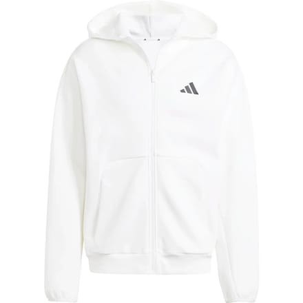 Adidas Future Icons Small Logo Sweatshirt Met Rits Wit S / Regular Man