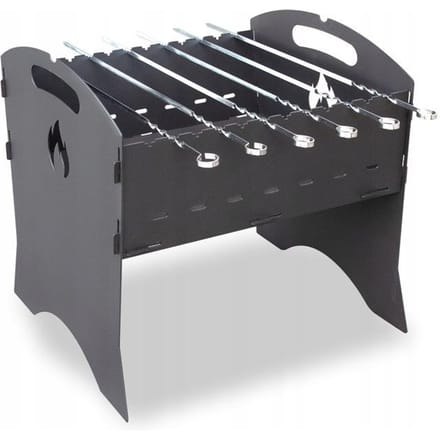 Opvouwbare Koolgrill 40x34x45cm - Stevig & Draagbaar