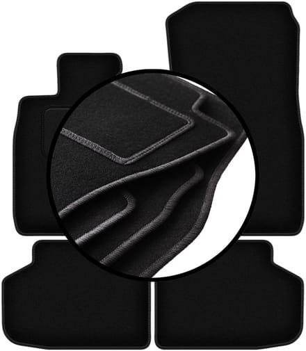 Complete set veloursmatten voor: BMW 7 F01 xDrive (2008-2015)