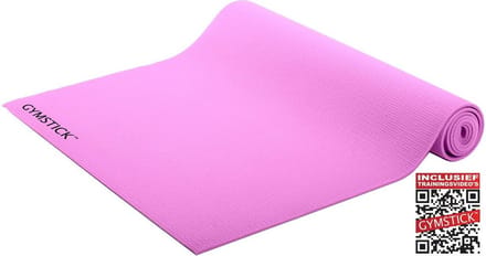 Gymstick Active Yogamat - Roze - Met Online tTainingsvideo's