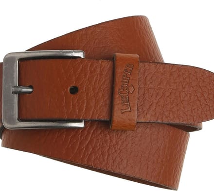 Lee Cooper Lederen Riem 40065 - COGNAC - L115