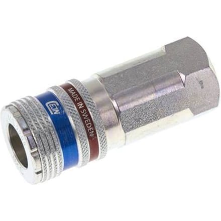 Staal/Messing DN 10.4 Safety Luchtkoppeling Snelkoppeling G 1/2 inch Binnendraad - CLS10-F-SB-SE-C-012