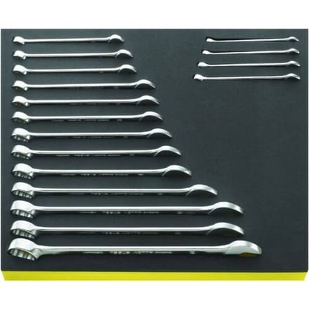 Stahlwille 96830164 TCS 13/17,6-24MM Ring-steeksleutelset Sleutelbreedte (metrisch) 8 - 19 mm