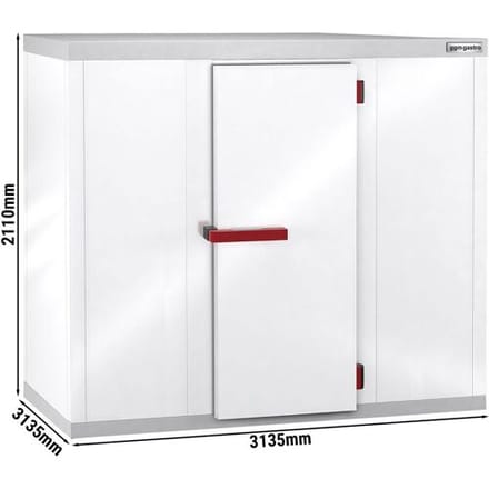 GGM Gastro Kühlzelle - 3130x3130mm - 17,26m³ Wit