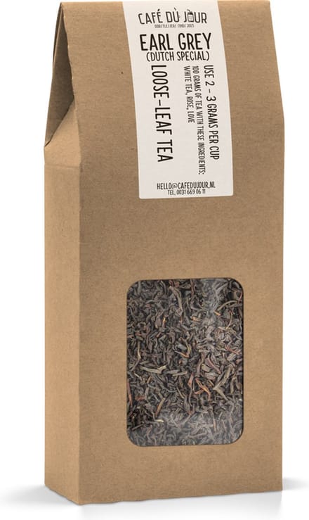 Earl Grey Dutch Special - Zwarte Thee 100 gram - Café du Jour losse thee