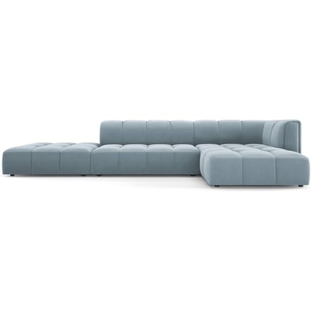 Hoekbank Francesca velvet rechts 5-zits | Milo Casa
