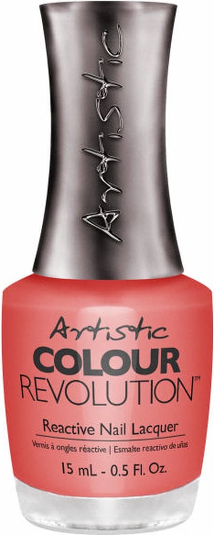 Artistic Nail Design Colour Revolution ' Dance 'Round My Fire ' ( Zalm-Roze Crème )