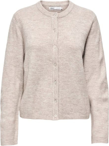 Loose Fit gebreid jack met ronde hals model 'SIMONI'