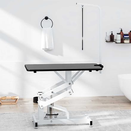 vidaXL - Hydraulisch - verstelbare - trimtafel - met - aanlijnoptie