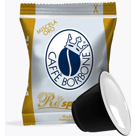 Caffè Borbone Respresso Oro capsules 50 stuks intensiteit 7