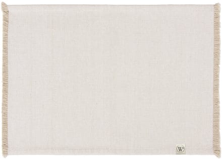 Walra Placemat Runner Sweet Raffle - 2x 35x48 - 100% Katoen (BCI) - Zand
