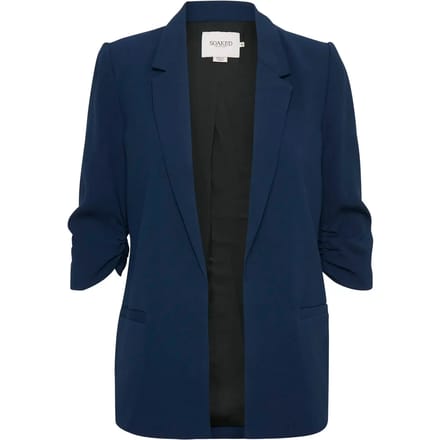 SOAKED IN LUXURY SLSHIRLEY BLAZER - Navy Blue