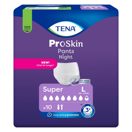 Tena Proskin Pants Night Super Large - 8 pakken van 10 stuks