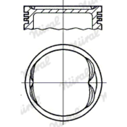 Zuiger NÜRAL 87-306800-10