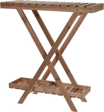 Plantenrek hout 2 lagen 70x28x75cm