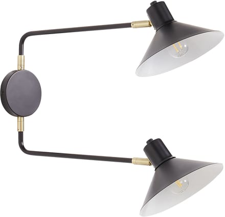 KADASSA - Wandlamp - Zwart - Staal