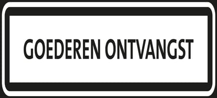 Pas Op! Elektrische Spanning Sticker – 20 x 20 cm
