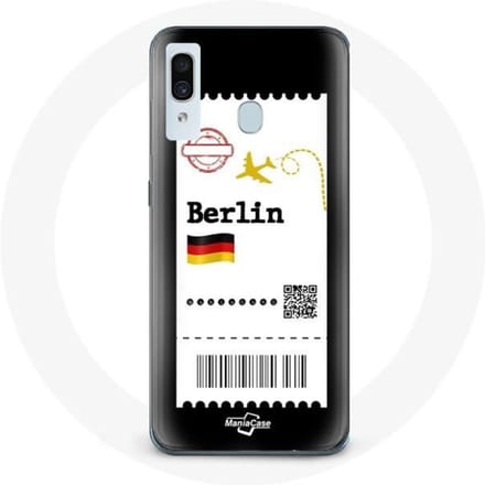 Coque pour Samsung Galaxy A20 Billet d'avion Berlin