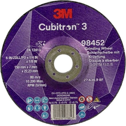 Cubitron 98452 Afbraamschijf Diameter 150 mm Boordiameter 22.23 mm 10 stuk(s)