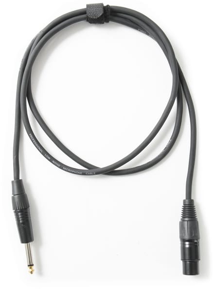 DAP Audio Microfoon Kabel - Female XLR naar Jack Mono - 1,5m (Zwart)