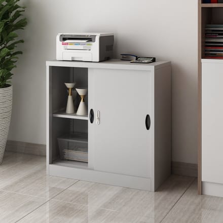Lockerkast Rieti bureaukast 90x40x90 cm lichtgrijs