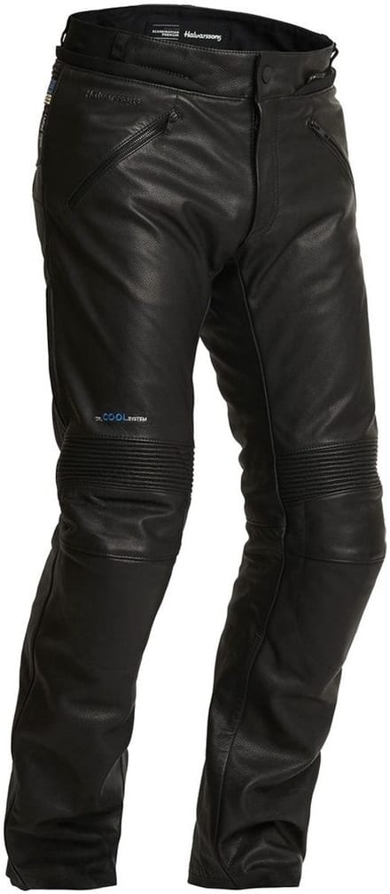 Halvarssons Leren Rinn Zwart Motorbroek - Broek