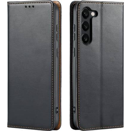 Fierre Shann Samsung Galaxy S24 Plus Slim Wallet Hoesje Zwart