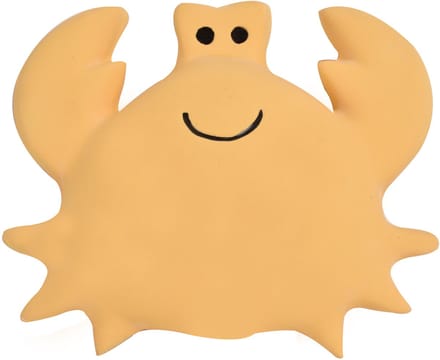 TIKIRI Mijn Eerste Oceaandiertje - Krab - Natuurlijk Rubber - Met Belletje - 0 Jaar