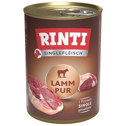 Rinti - Enkelvoudig vlees 12x400g - Puur lam