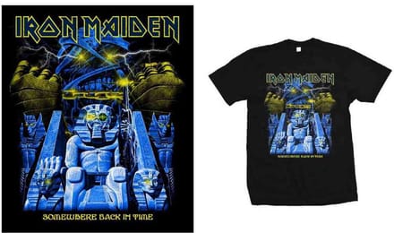 Iron Maiden - Back In Time Mummy Heren Tshirt - XXL - Zwart