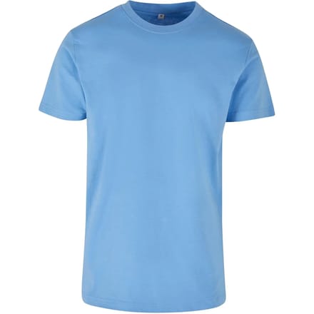 Build Your Brand - Rond Hals T-Shirt - Horizon Blue maat 4XL